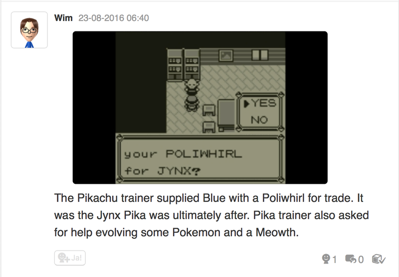 Illustration for article titled Let's play Pokemon Blue, Miiverse style part 4